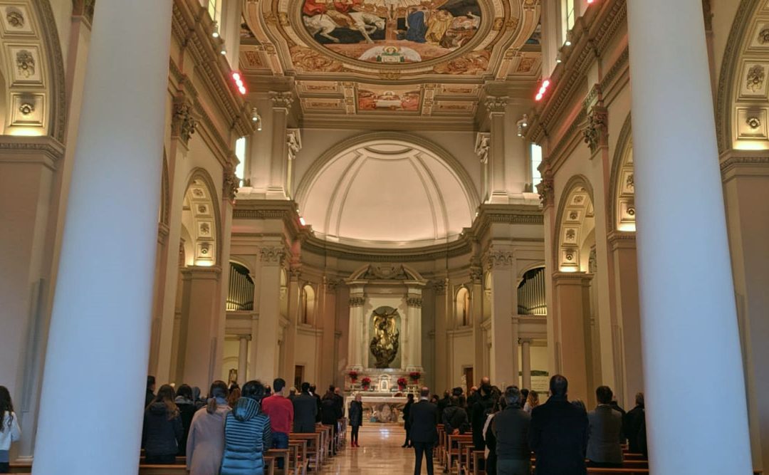Radiatore grandi spazi HELIOS HEATER IRC – Chiesa del Sacro Cuore, Policlinico Gemelli, Roma