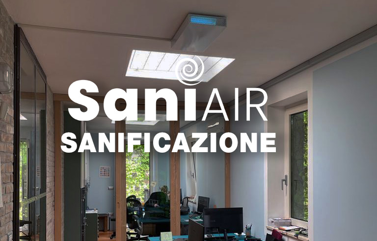 Sanificatore SANIAIR – Uffici Amicucci Formazione SRL – Civitanova Marche