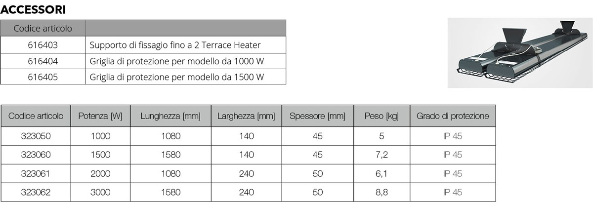 terrace heater riscaldamento esterni