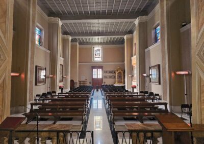 HELIOS HEATER OMV A PIANTANA – Santuario S.Maria Addolorata – Cernusco sul Naviglio